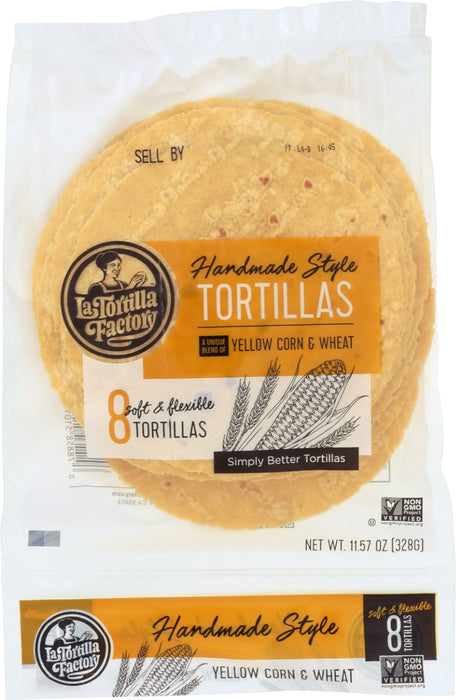 A unique blend of corn and wheat flour, each tortilla is packed with 14g of whole grain and contains absloutely no hydrogenated oils. These authentic tortillas offer delicious corn taste with a soft and flexible texture, and are perfect for fish tacos.