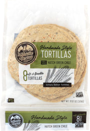 A unique blend of corn and wheat flour, each tortilla is packed with 14g of whole grain and contains absolutely no hydrogenated oils. These authentic tortillas offer a kick of flavor with a soft and flexible texture. Fill with melted cheese for a tasty quesadilla.