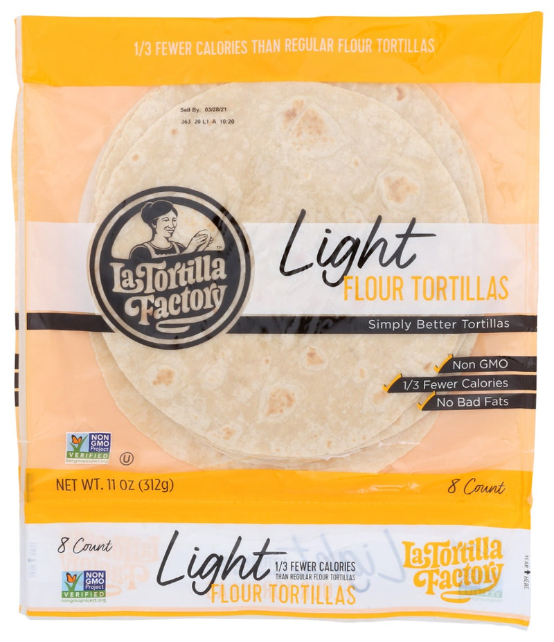 A better flour option, each tortilla is packed with 4g of protein, 24% of your recommended daily intake of fiber, and has only 80 calories. Made with unbleached wheat flour and no trans fats, these tortillas are a simple, &ldquo;no one will notice&rdquo; way to lighten up traditional Mexican fare, sandwiches or snacks.