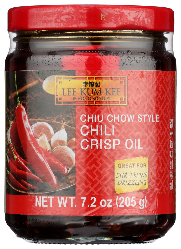 LEE KUM KEE: Chiu Chow Style Chili Oil, 7.2 oz
