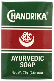 Chandrika, the real secret of natural beauty for the past 77 years. Original vegetable oil Soap, since 1940. Does not contain any animal fat and is not tested on animals.
