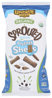 Sprouted Pretzel Shells are our Sprouted "Splits" pretzels transformed into a crispy pretzel pillow that leaves your mouth in a state of bliss. This feel-good food is made with nutrient-rich wheat flour that your body treats like a vegetable and digests easily.