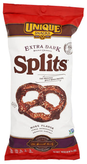 &ldquo;Splits&rdquo; are not another pretzel-shaped cracker; they pack a serious crunch! During our &ldquo;Unique&rdquo; baking process, we let the raw pretzel set to perfection. When ready, the pretzel is placed in the oven where it bursts open creating bubbles and crevices that are crunchy and full of flavor. With our slow baked, all-natural process, each and every &ldquo;Split&rdquo; is Unique.