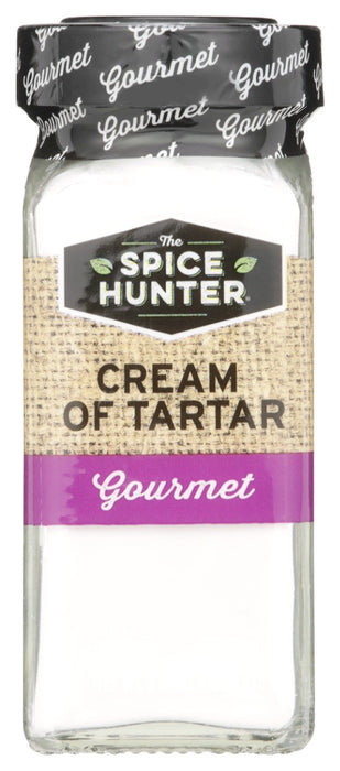 Cream of Tartar, a natural derivative of grape juice, is essential to making perfect meringue, angel food cake, chiffon cake, biscuits, divinity and souffles. Use one teaspoon per cup of egg whites.