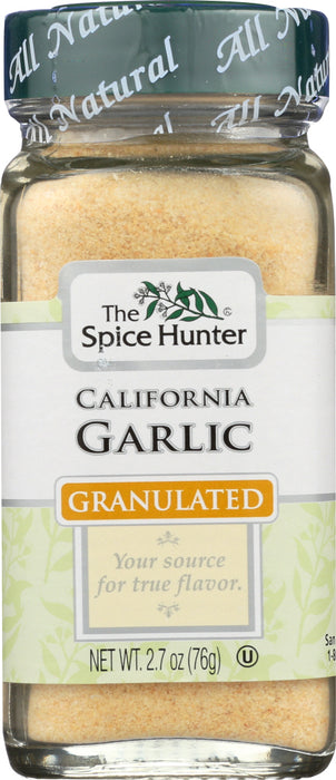 THE SPICE HUNTER: Granulated California Garlic, 2.7 oz