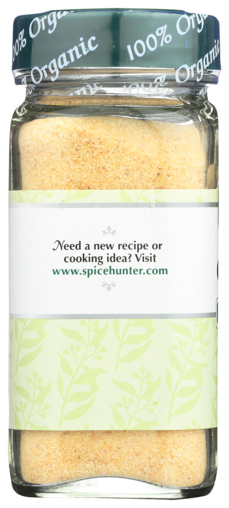 THE SPICE HUNTER: 100% Organic Granulated Garlic, 2.2 oz