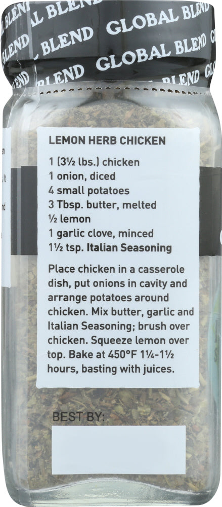 THE SPICE HUNTER: Salt Free Blend Italian Seasoning, 0.6 oz
