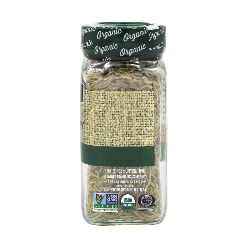 THE SPICE HUNTER: Organic Rosemary, 0.6 oz