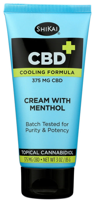 SHIKAI: Cbd Cream With Menthol, 3 oz