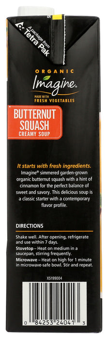 IMAGINE: Organic Soup Creamy Butternut Squash, 32 oz