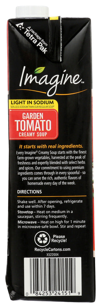 IMAGINE: Light In Sodium Creamy Garden Tomato Soup, 32 oz