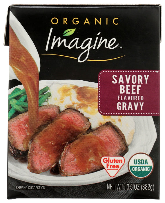 Enjoy the rich flavor of perfectly seasoned, slow roasted beef. Pour this delicious smooth gravy over beef dishes or pep up your mashed potato and side dishes. It tastes like homemade every time!