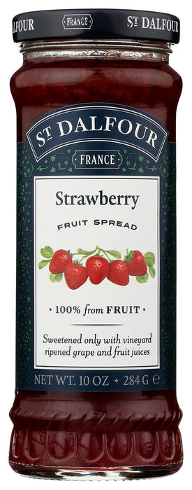 ST DALFOUR: All Natural Fruit Spread Strawberry, 10 oz