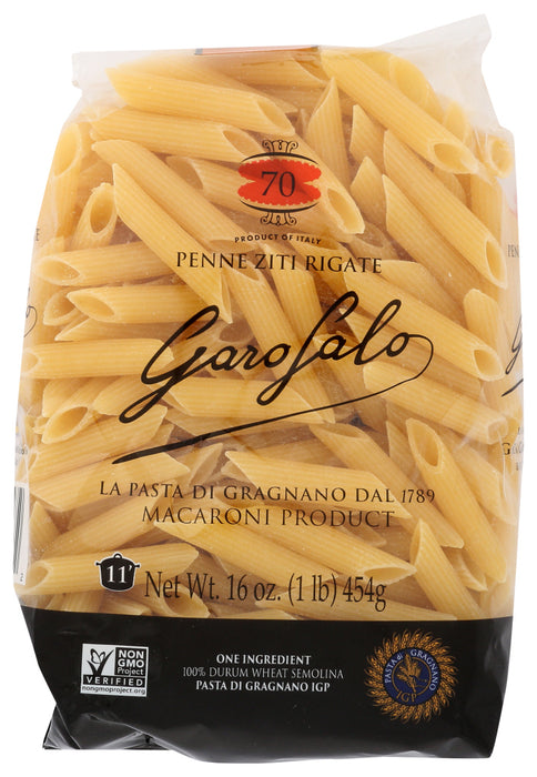 GAROFALO: Penne Ziti Rigate Pasta, 1 lb