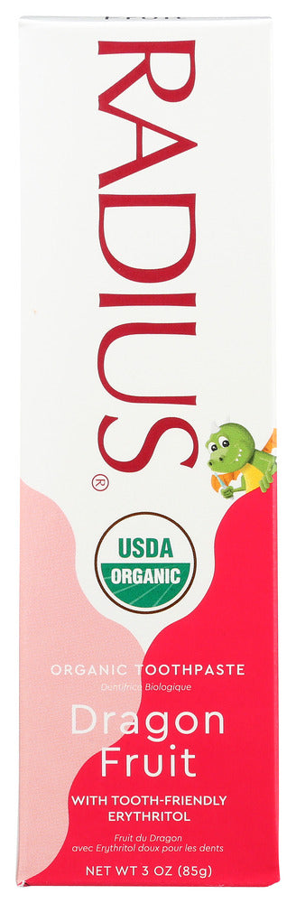 RADIUS: Children's Dragon Fruit Gel Toothpaste, 3 oz