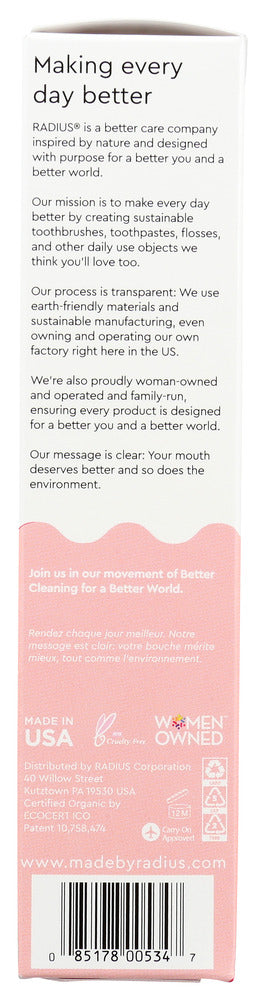 RADIUS: Children's Dragon Fruit Gel Toothpaste, 3 oz