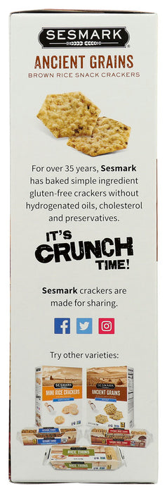 SESMARK: Crackers Ancient Grains Parmesan Herb, 3.5 oz