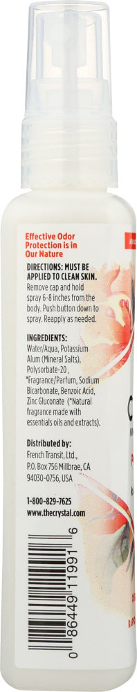 CRYSTAL ESSENCE: Mineral Deodorant Body Spray Pomegranate, 4 oz