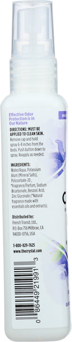 CRYSTAL: Mineral Deodorant Spray Lavender and White Tea, 4 oz