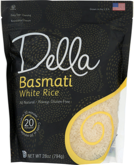 DELLA GOURMET: Basmati White Rice, 28 oz