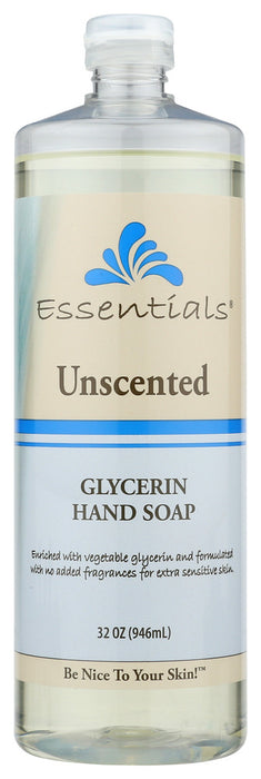 CLEARLY NATURAL: Soap Hand Liquid Glycerin Unscented, 32 oz