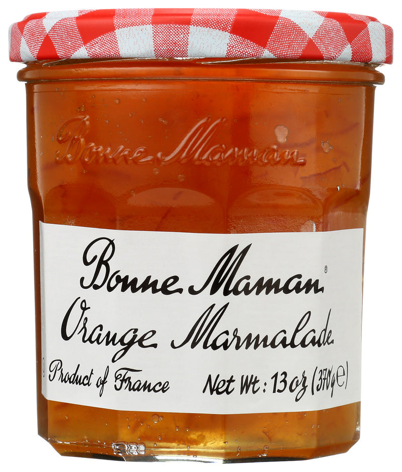 Bonne Maman Orange Marmalade is made with just 4 simple, natural ingredients, delivering a timeless homemade taste.

Heady aromas of orange grove paired with the natural, fresh taste of bitter oranges make Bonne Maman Orange Marmalade a delicious anytime favorite.