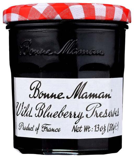 Made with perfect fruits and simple ingredients carefully prepared with traditional expertise to create the memorable taste of Bonne Maman. Bonne Maman Wild Blueberry Preserves combines beautifully with Goat Cheese, French Toast and Crepes.
