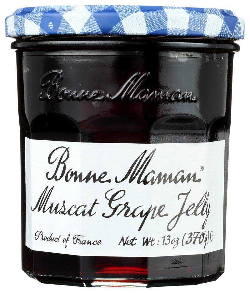 Made from the best quality Muscat grapes, this 100% natural jelly is rich in fruit flavor and contains no high fructose corn syrup, no additives or coloring. The Muscat Grapes used in our recipe set this grape jelly apart from most others available in the U.S., which are made from Concord Grapes and require more sweetening. Naturally rich in sugar, Muscat grapes have a floral aroma and bold, sweet flavor that creates jelly with subtle yet vibrant flavors.