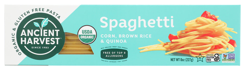 This gluten-free spaghetti has all the taste and texture of traditional pasta without the gluten. See for yourself why our Supergrain Pasta Spaghetti is a crowd favorite.


