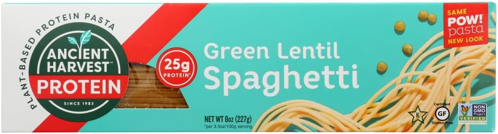 Bring back family spaghetti night, starring POW! Green Lentil Spaghetti. This timeless noodle is rich in flavor and 25g of protein per serving, making it a nutritious pantry staple.