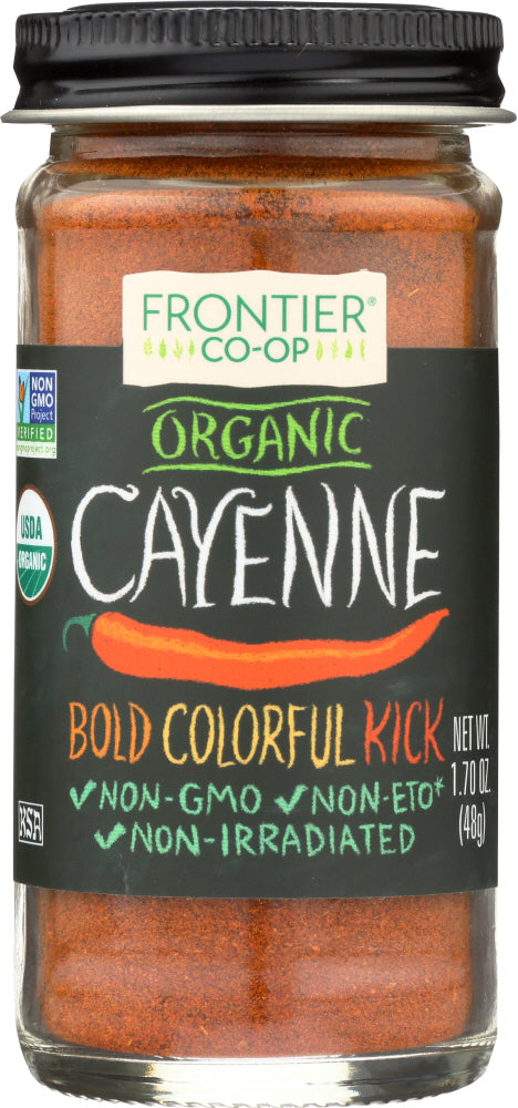 FRONTIER HERB: Cayenne Chili Pepper Ground Organic, 1.7 oz - No Brand For Less