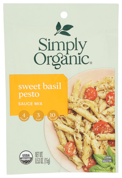 An instant pesto for dipping and spreading, featuring basil and other organic seasonings.