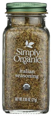 Our Italian Seasoning is a blend of six high-quality organic herbs, and nothing else. Pungent, earthy and aromatic. All the great, classic Italian-herb flavors in a single shake. And in just the right balance.