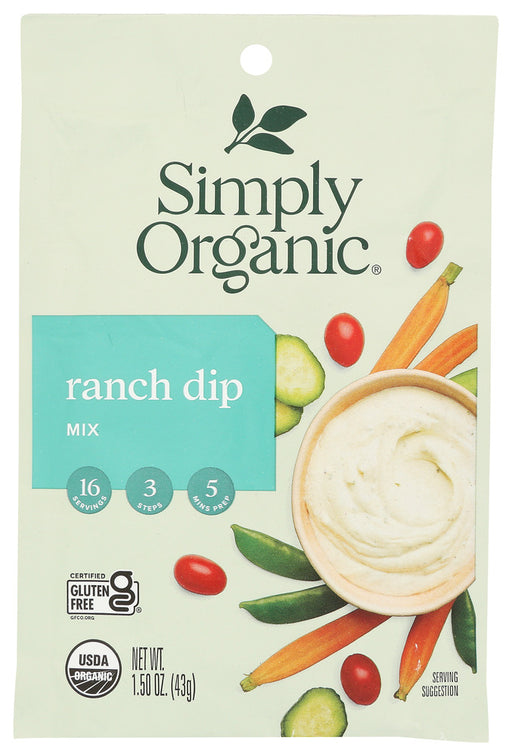 Rich and creamy Ranch mix made with top-notch organic ingredients for delectable dipping.
Dig in and saddle up for delicious, well-rounded flavor with this Ranch Dip Mix. This all-American classic -- created by a California dude ranch owner while living in Alaska -- is so versatile it can be used as a dip, dressing or ingredient in many recipes.