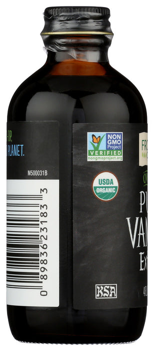 FRONTIER HERB: Organic Vanilla Extract, 4 oz