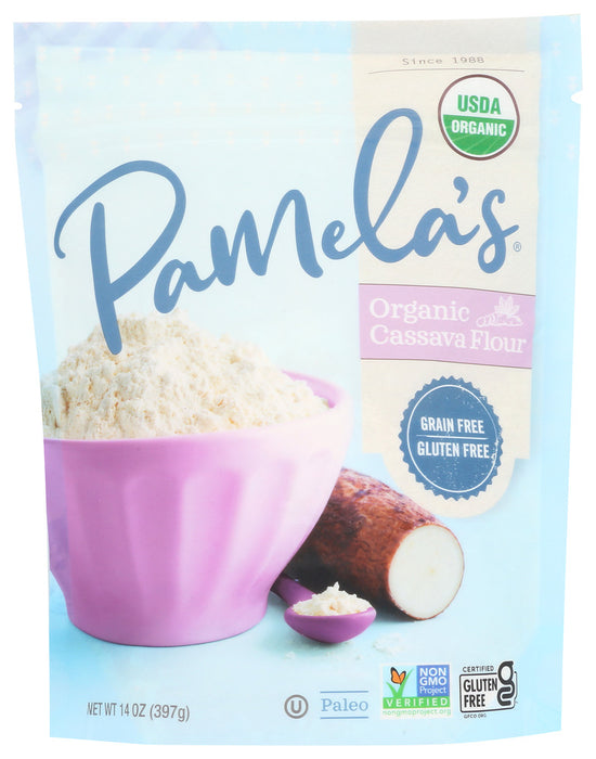 PAMELAS: Organic Cassava Flour, 14 oz