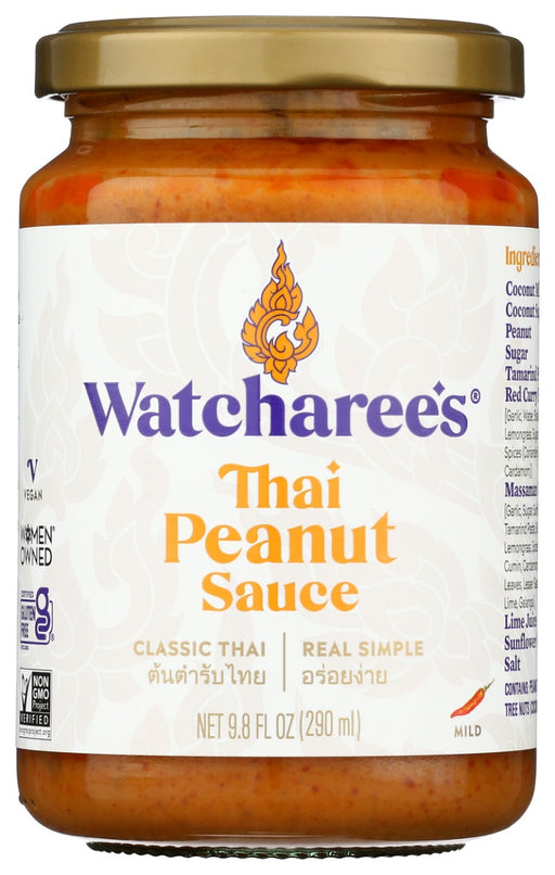 Rich and pure but never over-powering, our Thai peanut sauce is the spicy sidekick of satay, a grilled delight of skewered meat or fish found across Southeast Asia. Our Thai peanut sauce is perfect for satay but also brings a tangy warmth to fresh vegetables, noodles or wraps.