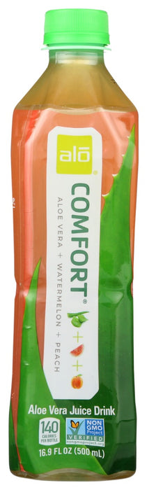ALO: Comfort Watermelon & Peach, No Preservatives Or Additives Fat Free Drink, 16.9 oz
