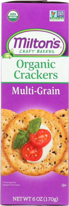 MILTONS:  Organic MultiGrain Crackers, 6 oz