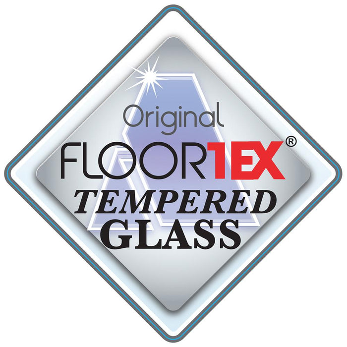 Cleartex Glaciermat, Reinforced Glass Chair Mat, Executive Chair Mat, For Hard Floors & All Pile Carpets, Size 36" x 48"