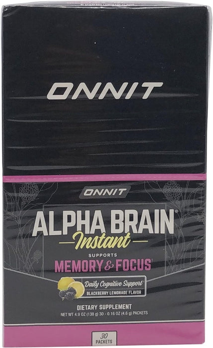 ONNIT: Alpha Brain Blackberry Lemonade 1 CT, 0.16 OZ