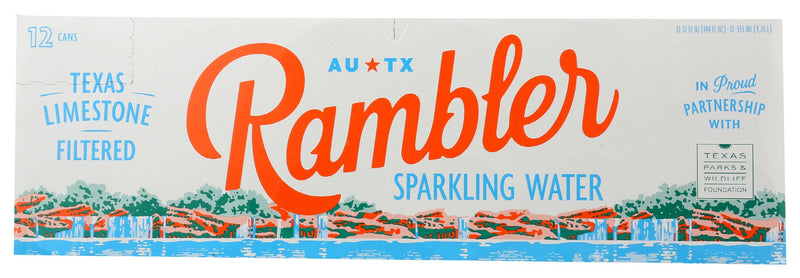 RAMBLER: Water Sprkl 12Pk, 144 fo
