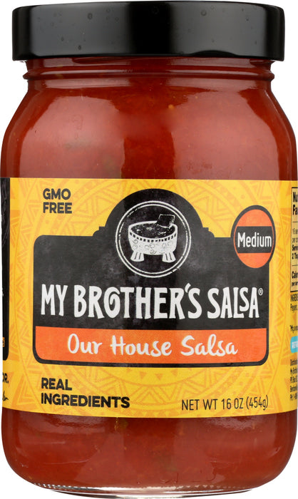 MY BROTHERS SALSA: Our House Salsa Medium, 16 oz