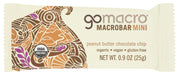 GOMACRO: Peanut Butter Chocolate Chip Bar Mini, 0.9 oz