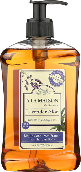 A LA MAISON DE PROVENCE: Liquid Soap Lavender Aloe, 16.9