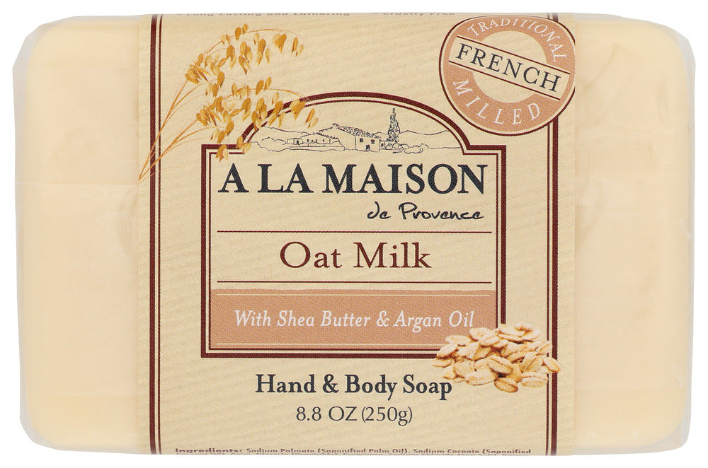 A LA MAISON DE PROVENCE: Bar Soap Oat Milk, 8 oz