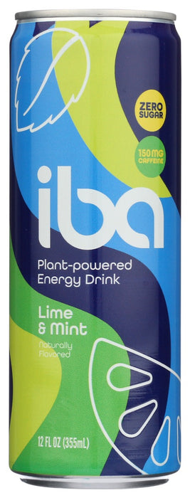 IBA BEVERAGE: Drink Enrgy Lime Mint, 12 fo