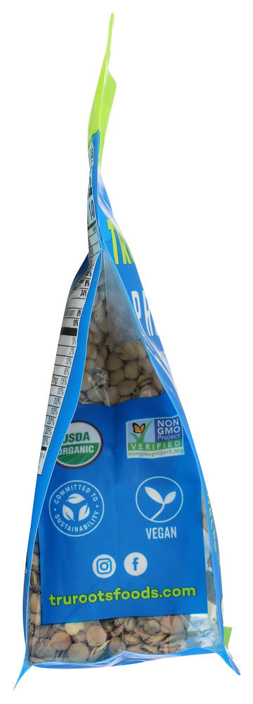 TRUROOTS: Organic Sprouted Green Lentil, 10 oz