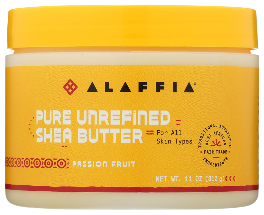 ALAFFIA: Pure Unrefined Shea Butter Passion Butter, 11 oz