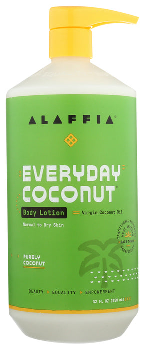 ALAFFIA: Lotion Body Evrydy Coconut, 32 fo